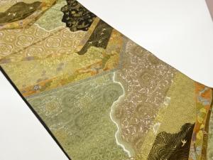 服部織物製　桃山錦文様織出し袋帯